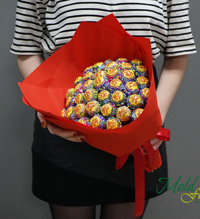 Sweet Bouquet with Chupa Chups 2 (custom order, 24 hours) photo 394x433